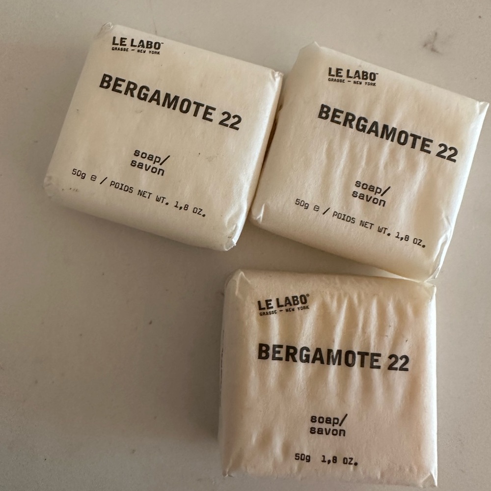 Le Labo bergamote soap bars